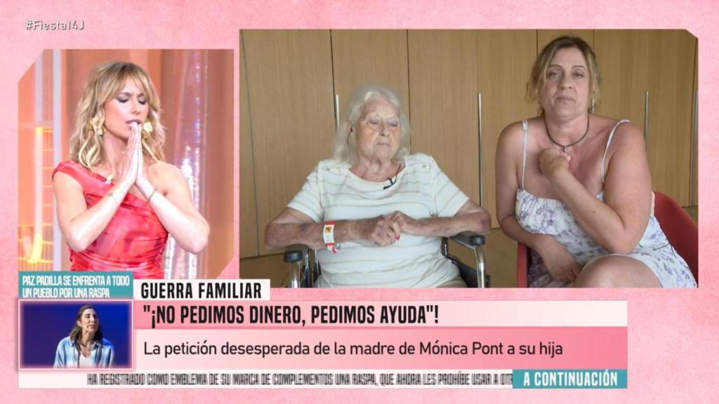 Emma García, Teresa y Eva Pont en 'Fiesta'.