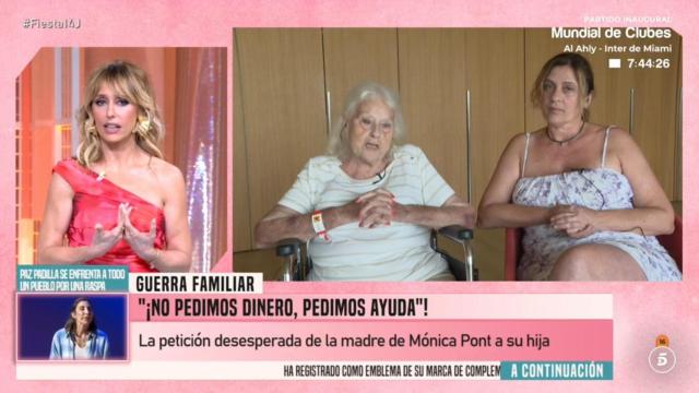 Emma García, Teresa y Eva Pont en 'Fiesta'.