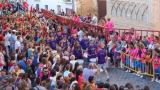 Una batucada durante las fiestas.