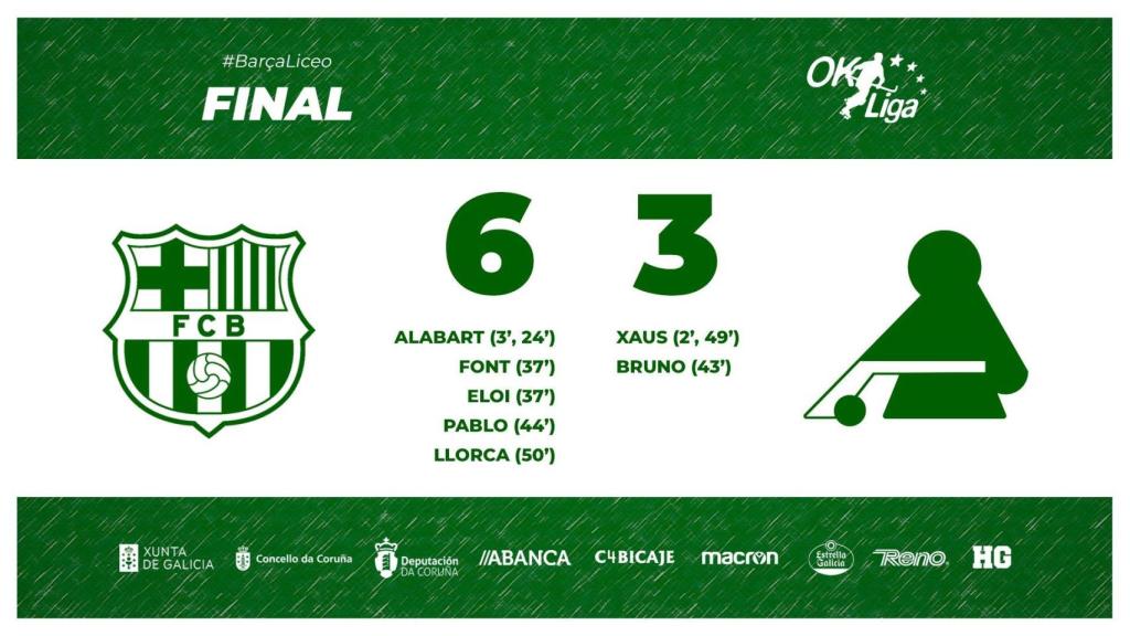 El Liceo prepara el segundo partido de la final por el título tras caer en el primero