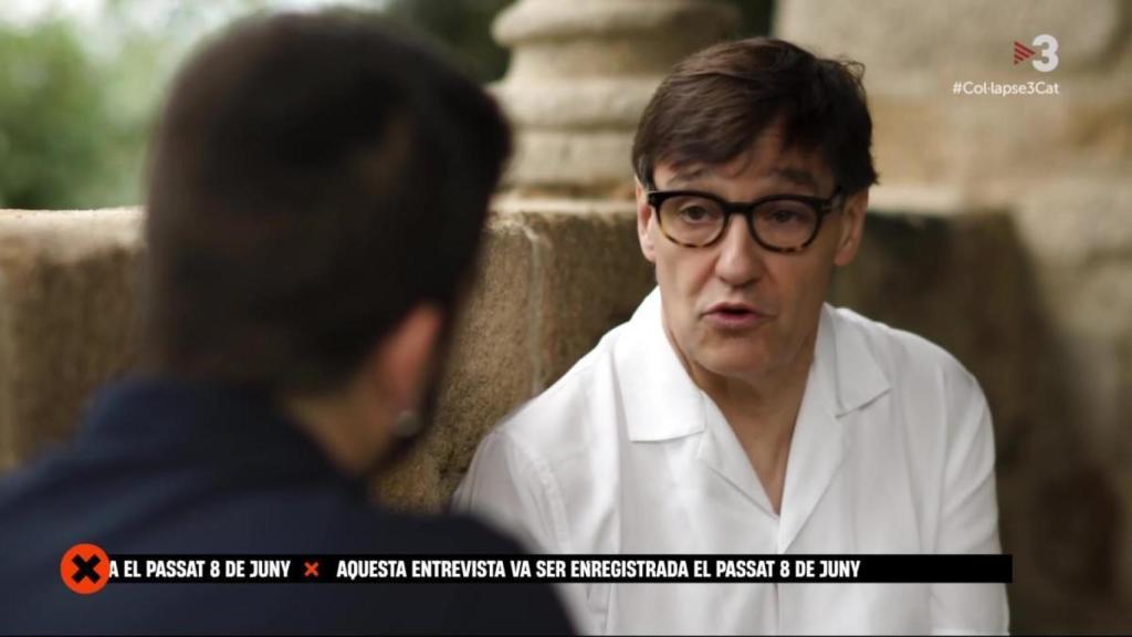 Ricard Ustrell y Salvador Illa en 'Col·lapse'.