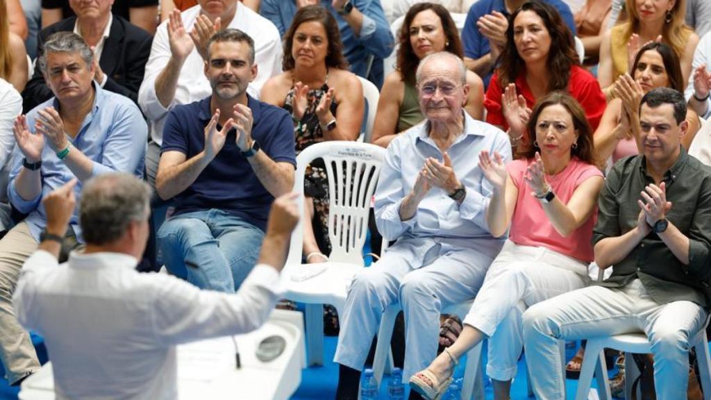 Francisco de la Torre, en el acto de este domingo del PP en Málaga.