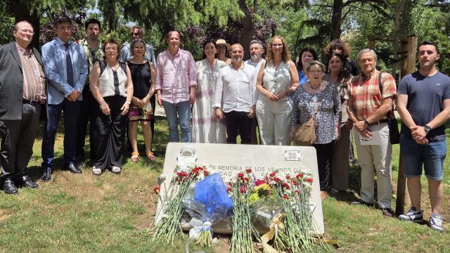 Bellido ha participado en el homenaje a los deportados celebrados en Guadalajara.