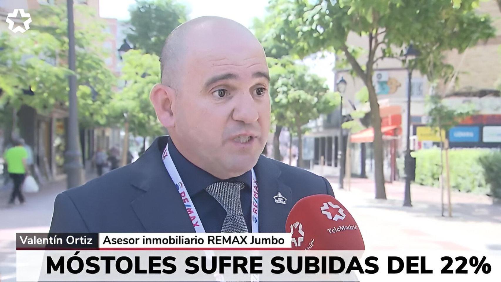 Valentín Ortíz, asesor inmobiliario REMAX Jumbo.