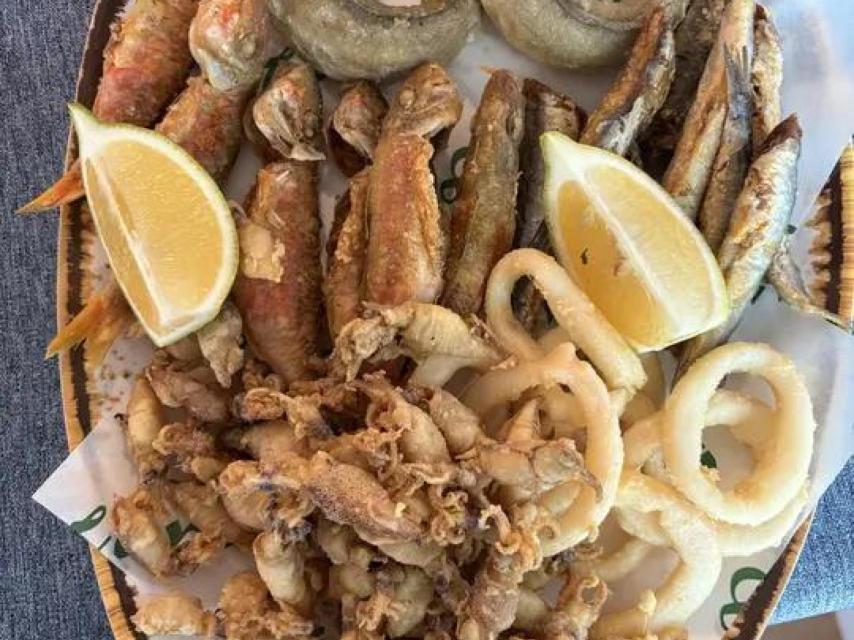 Pescado frito de La Tana.