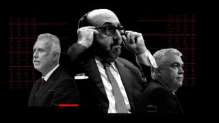 El ministro Ángel Víctor Torres, Koldo García y Santos Cerdán.