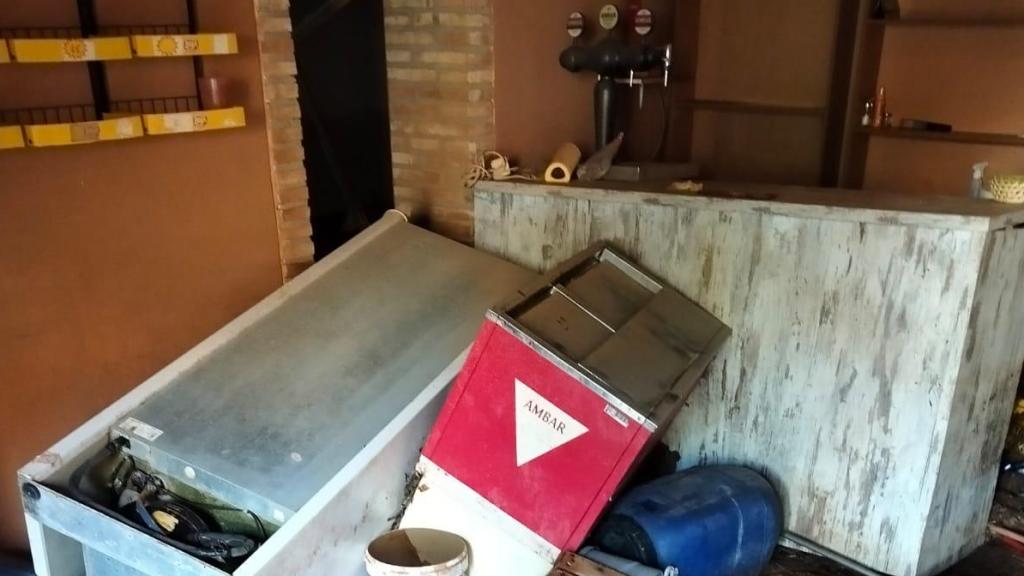 Estado del bar de Almonacid de la Cuba.