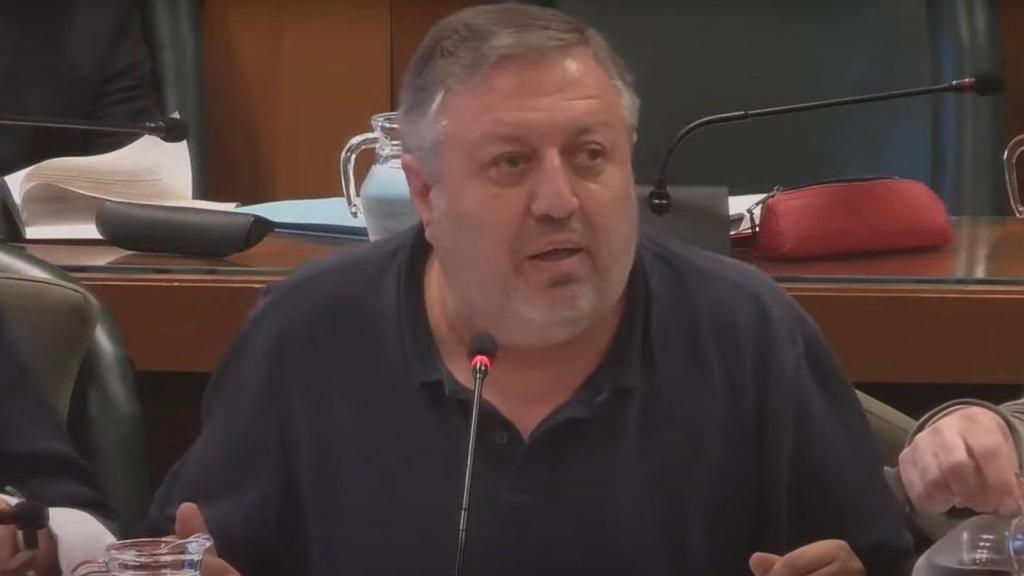 Alfonso Gómez Gámez, durante el pleno del mes de mayo.