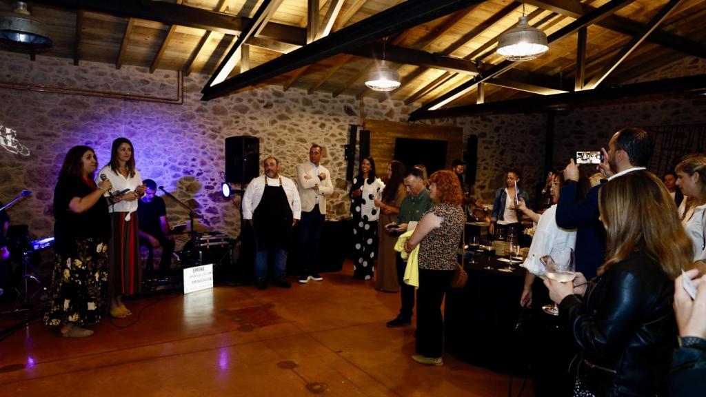 Uno de los momentos de la inauguración de Finca Gonzaba