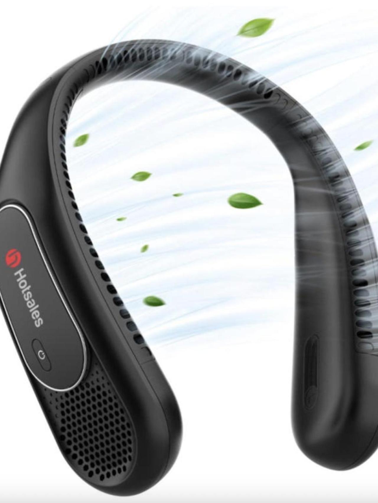 Este ventilador de cuello de Amazon puede brindar hasta 18 horas de funcionamiento continuo.