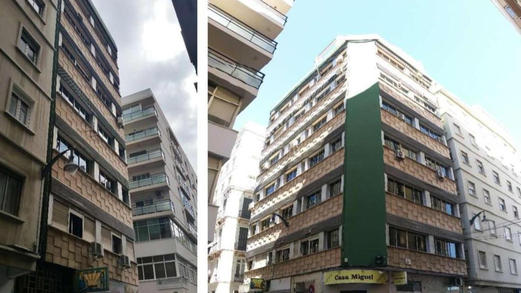 Imágenes del edificio de la calle Blasco de Garay afectado por la intervención proyectada.