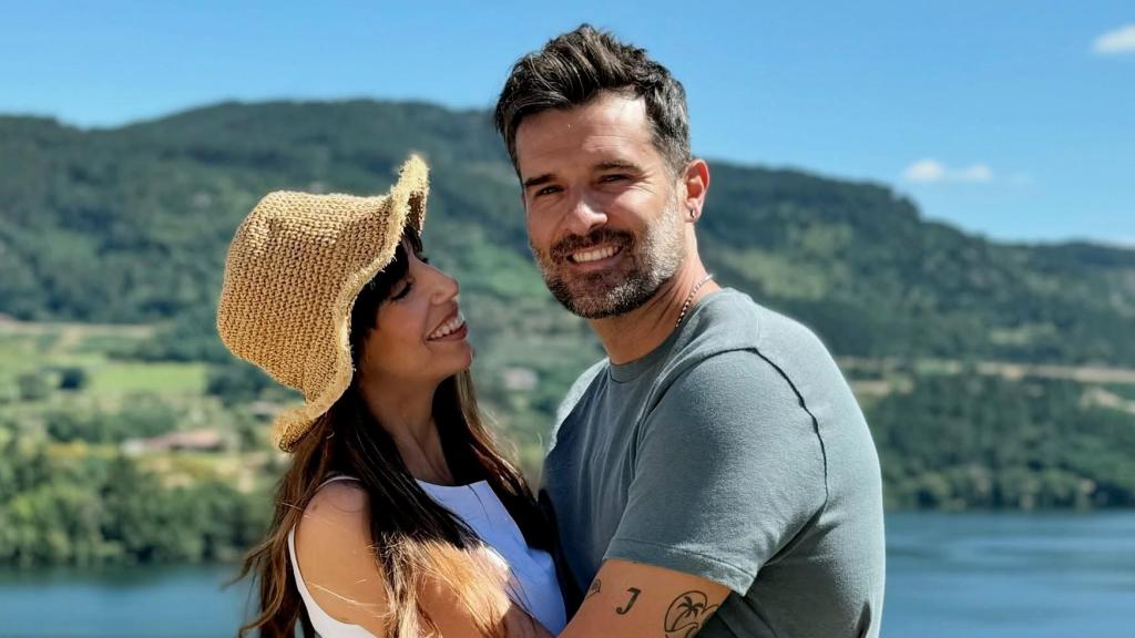 Almudena Cid junto a su razón de amor, Gerardo Berodia, en una imagen de sus redes sociales.