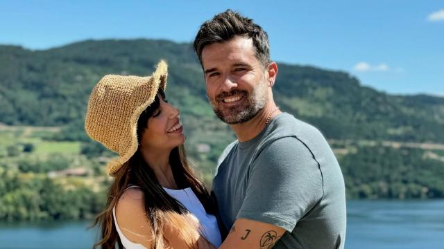 Almudena Cid junto a su razón de amor, Gerardo Berodia, en una imagen de sus redes sociales.