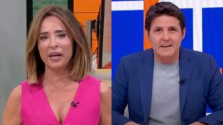 María Patiño y Jesús Cintora, en un fotomontaje de BLUPER.