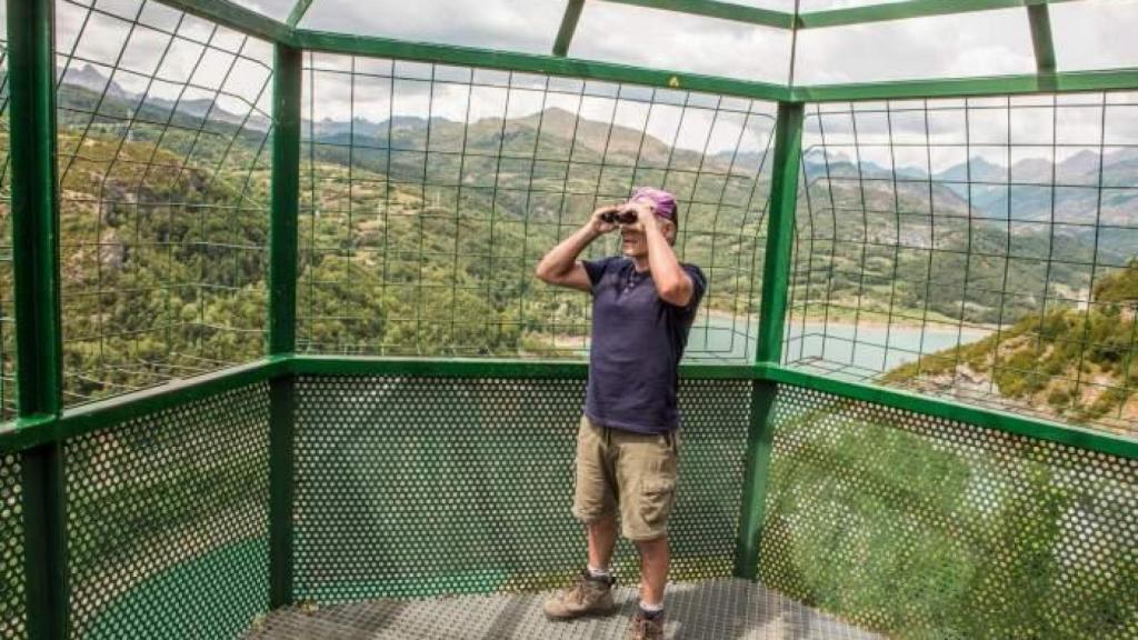 Mirador en Hoz de Jaca.