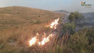 Imagen del incendio.