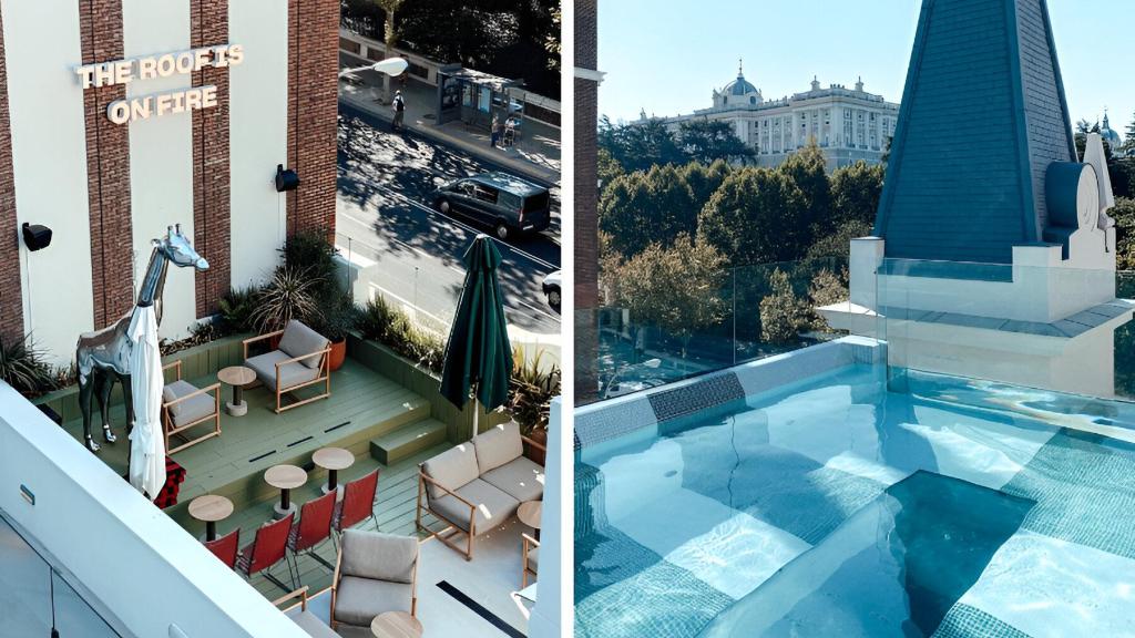 La azotea es la del The Social Hub Madrid.