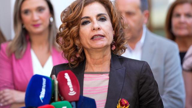 María Jesús Montero, este pasado fin de semana en Sevilla.