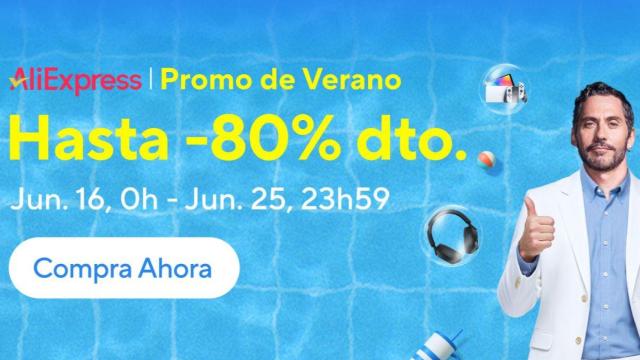 ¡Descuentos de hasta el 80% en la Promo de Verano de AliExpress: aquí van 5 productazos