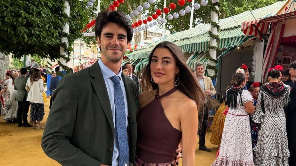 Claudia Ula, hija de Raquel Revuelta y su futuro marido, Vicente, en una foto de sus redes.