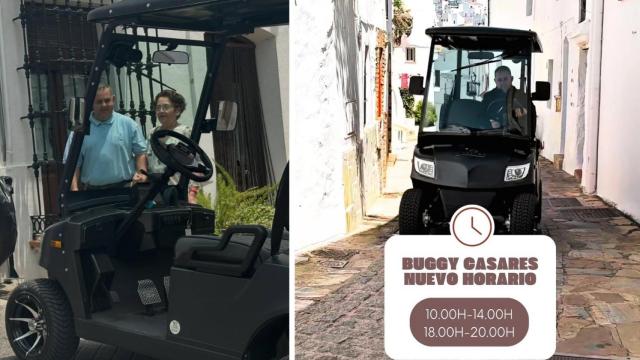 Un montaje con imágenes del buggy.