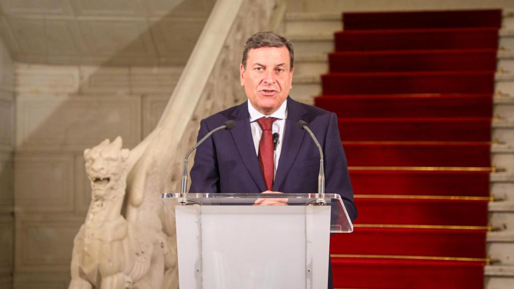 El consejero de Economía y Hacienda, Carlos Fernández Carriedo