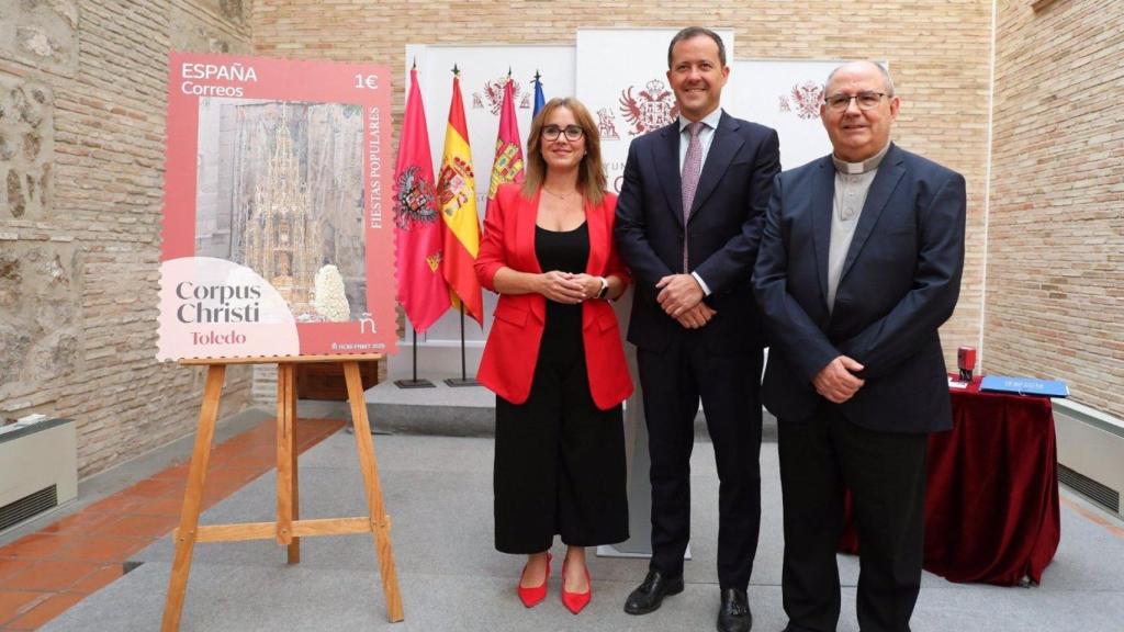Presentación del sello del Corpus de Toledo. Foto: Ayuntamiento.