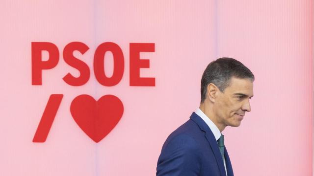 Pedro Sánchez, este lunes durante la reunión la Ejecutiva Federal del PSOE.