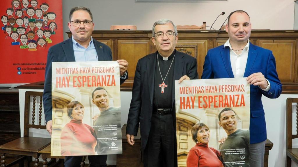 Presentacion de la memoria anual de Caritas Valladolid en el Arzobispado
