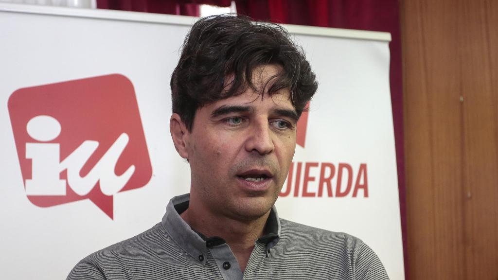 El coordinador general de IU Castilla y León, Juan Gascón, en una imagen de archivo