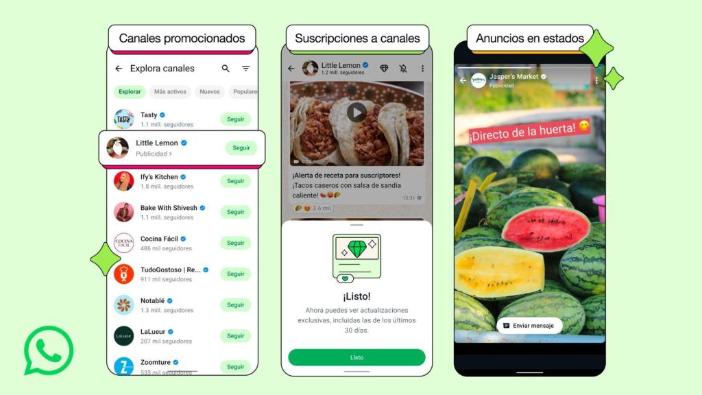 Novedades de WhatsApp