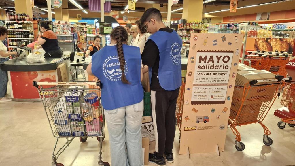 El Banco de Alimentos de Vigo hace balance de su Mato Solidario: 38.000 kilos en supermercados Gadis