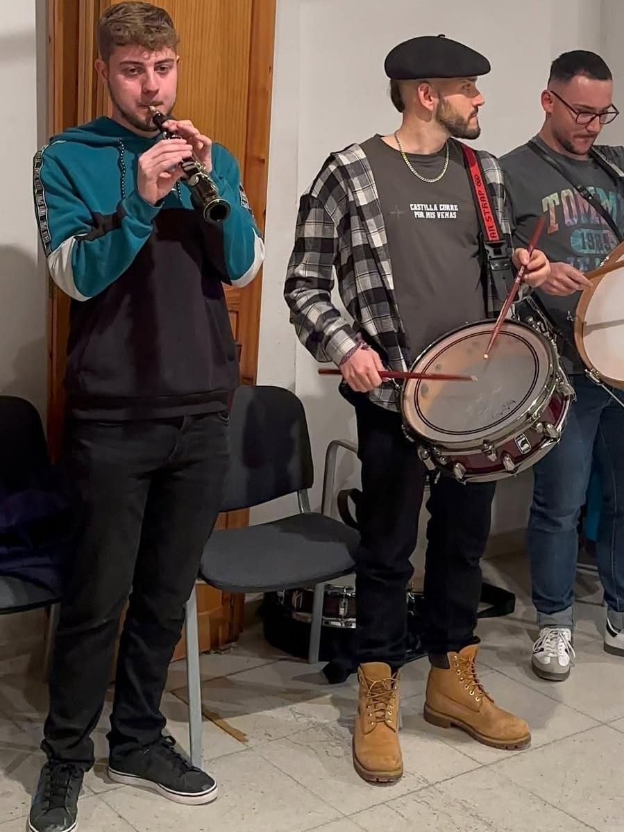 Diego Hernández en una fiesta de folklore