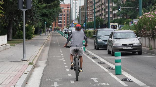 El Paseo de Isabel La Católica en Valladolid.