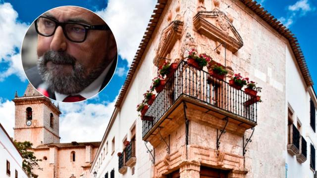 Koldo García y una fotografía de La Roda.