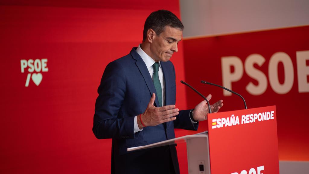 El secretario general del PSOE y presidente del Gobierno, Pedro Sánchez.