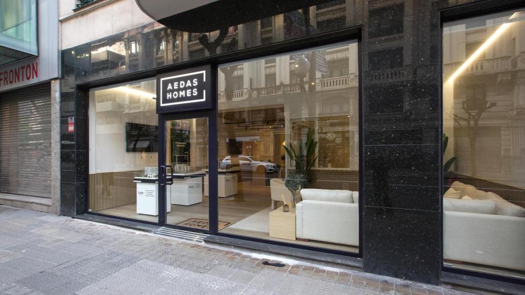 Una oficina de Aedas Homes, en Bilbao.