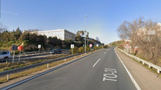 Imagen de la TO-20 en Toledo. Foto: Google