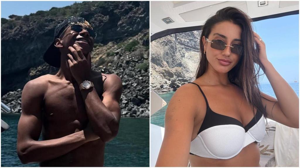 Lamine Yamal y Fati Vázquez en sus instagrams