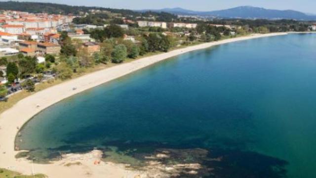 Playa Jardín en Boiro (A Coruña).