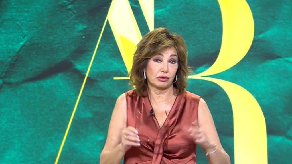 Ana Rosa Quintana durante el programa de este lunes 16 de junio