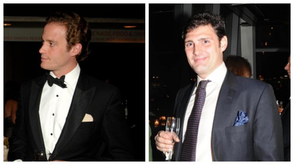 Riccardo Lanza y Antonio Licata di Baucina, dos de los organizadores de la boda de Jeff Bezos.