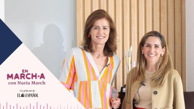 Nuria March, junto a su invitada, Alejandra Martos.