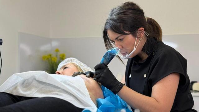 Mónica Aránguez, en su centro en Madrid.