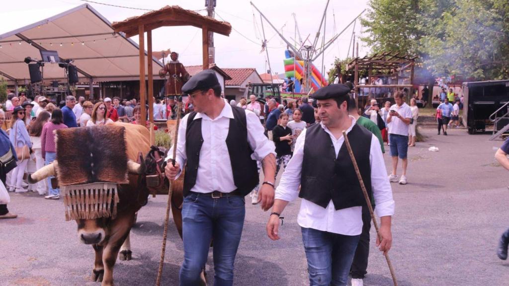 Fiesta de las Carrozas do San Cidre, en Boqueixón.