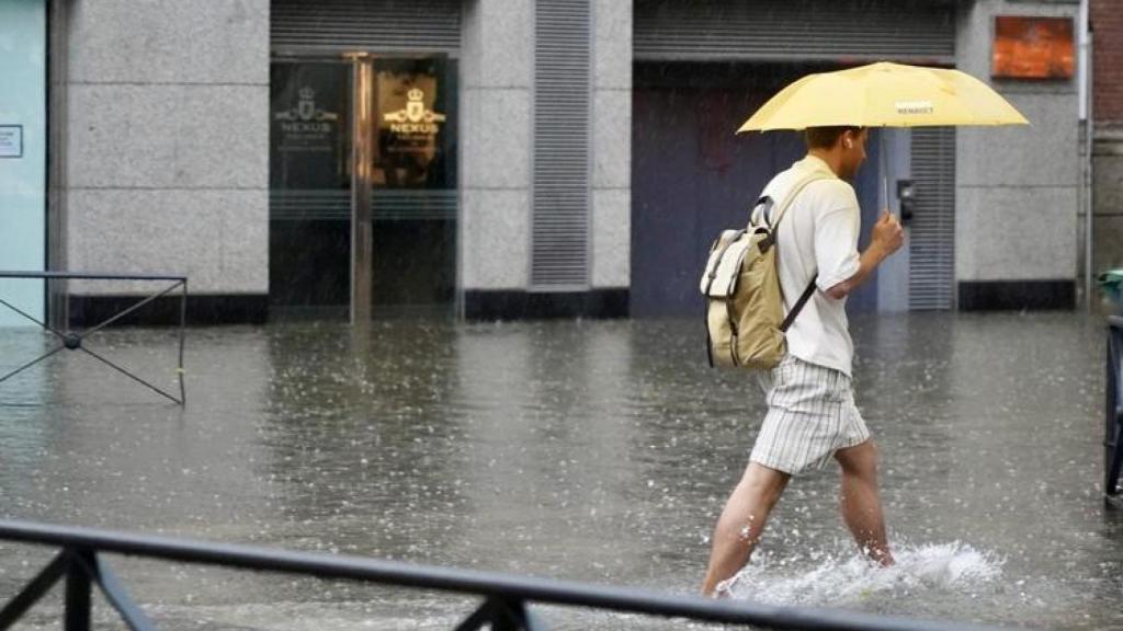 Inundaciones por la tormenta de hace unos días en Valladolid