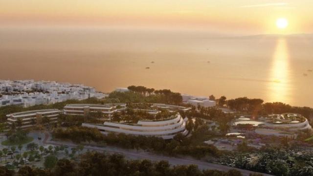 Imagen del proyecto residencial y hotelero de lujo.