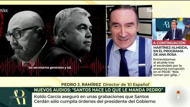 Pedro J. Ramírez este martes durante su intervención en 'El programa de AR'.