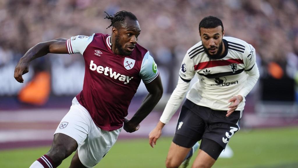 Michail Antonio, con el West Ham
