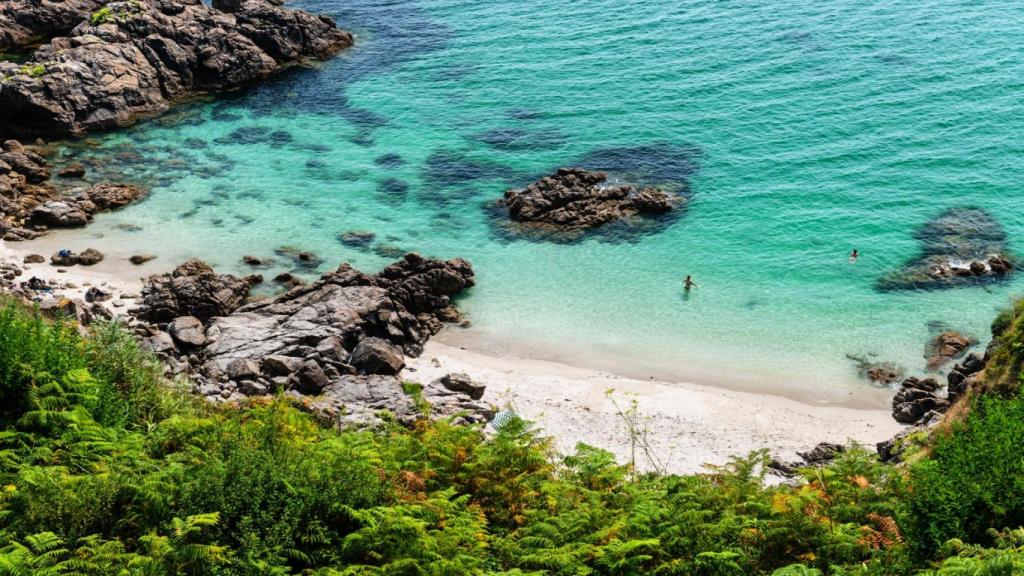 Playa Corveiro en Fisterra